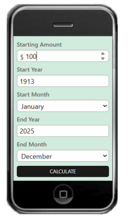 Cumulative Inflation Calculator